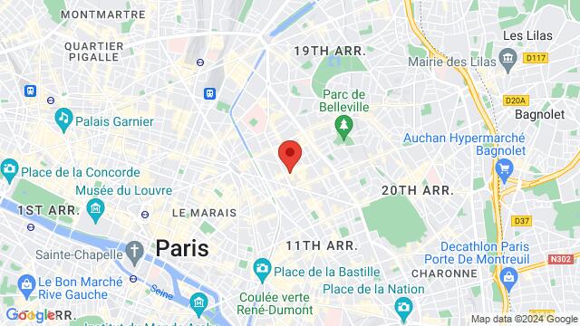 Map of the area around 64 Rue Jean-Pierre Timbaud, 75011 Paris, France,Paris, France, Paris, IL, FR