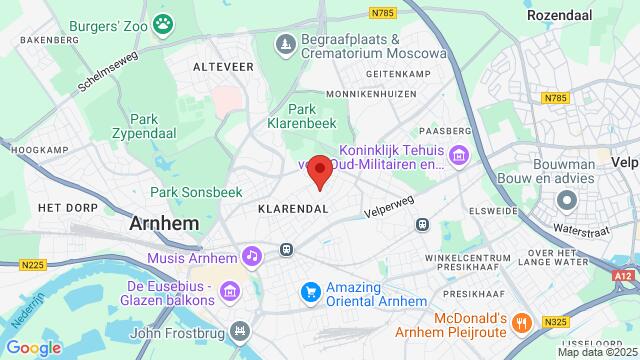 Map of the area around Kazerneplein 10-1, 6822 ET Arnhem, Nederland,Arnhem, Netherlands, Arnhem, GE, NL