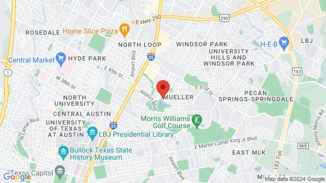 Map of the area around Veracruz Fonda, 1905 Aldrich St, Austin, TX, 78723, United States