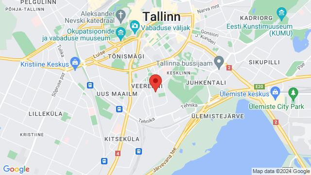Map of the area around Veerenni 29/1, Kesklinn, Tallinn, 10135 Harju Maakond, Eesti,Tallinn, Estonia, Tallinn, HA, EE