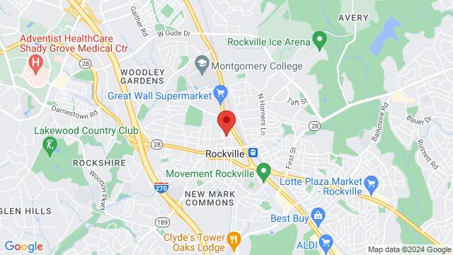 Carte des environs The Spot – Rockville, 255 N Washington St, Rockville, MD, 20850, United States