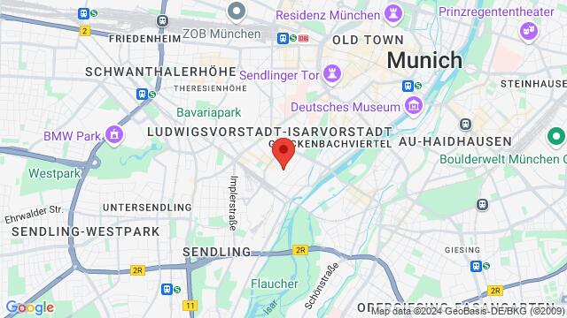 Map of the area around Zenettistraße 7, 80337 München, Deutschland,Munich, Germany, Munich, BY, DE