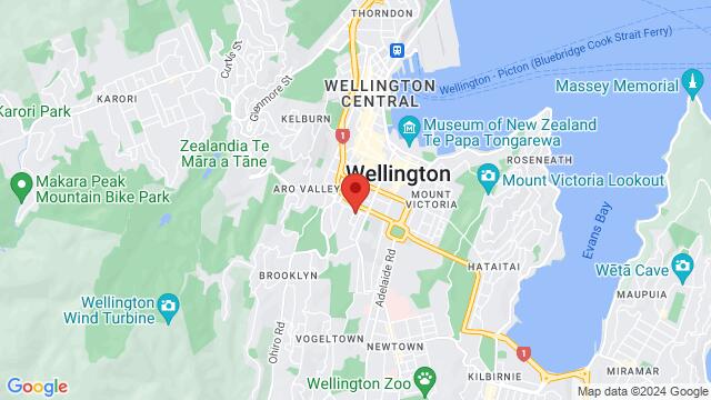 Map of the area around 11 Torrens Ter, Mount Cook, Wellington 6011, New Zealand,Wellington, New Zealand, Wellington, WG, NZ