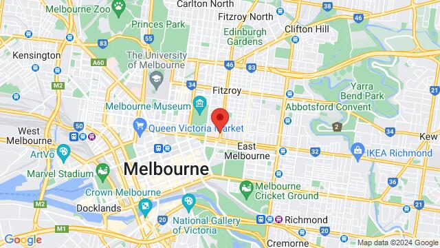 Map of the area around 17-19 Brunswick St, Fitzroy VIC 3065, Australia,Melbourne, Victoria, Australia, Melbourne, VI, AU