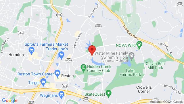 Map of the area around Kalypso’s Sports Tavern, 1617 Washington Plaza N., Reston, VA, 20190, US