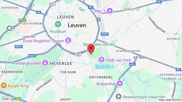 Map of the area around Sportoase Leuven, Philipssite 6, 3001 Leuven, Belgium