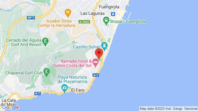 Map of the area around Km 207 A-7, Playa del Castillo, s/n, 29640 Fuengirola, Málaga, Fuengirola, Málaga