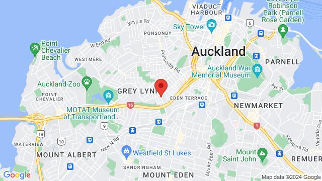 Kaart van de omgeving van 4 Bond St, Grey Lynn, Auckland 1021, New Zealand,Auckland, New Zealand, Auckland, AU, NZ