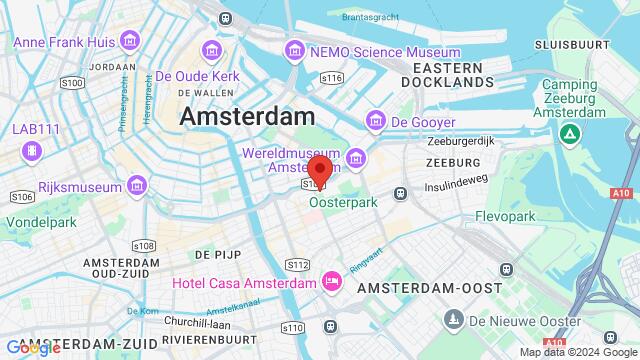 Map of the area around `s-Gravesandestraat 55, 1092 AA Amsterdam, The Netherlands