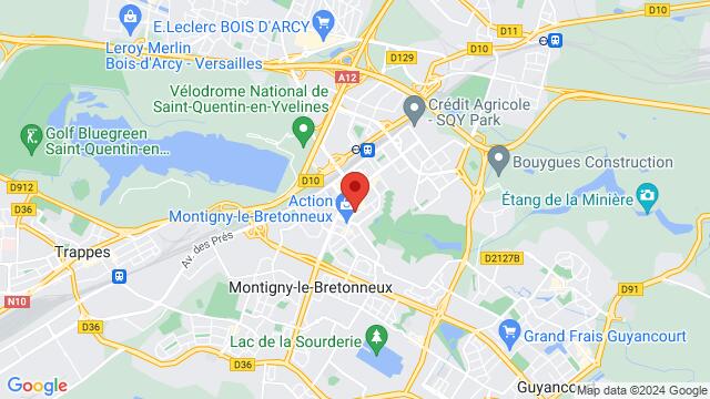 Map of the area around 26, pl Etienne Marcel 78180 Montigny le Bretonneux