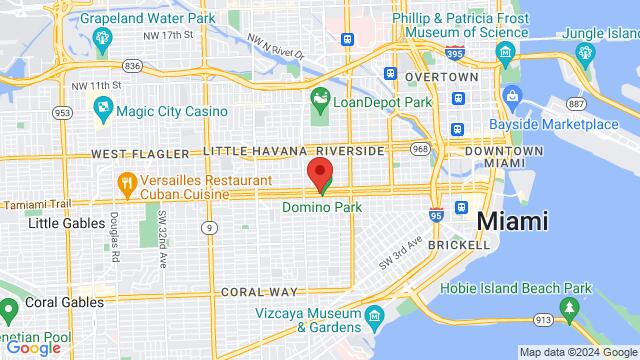 Kaart van de omgeving van 1513 SW 8th St,Miami,FL,United States, Miami, FL, US