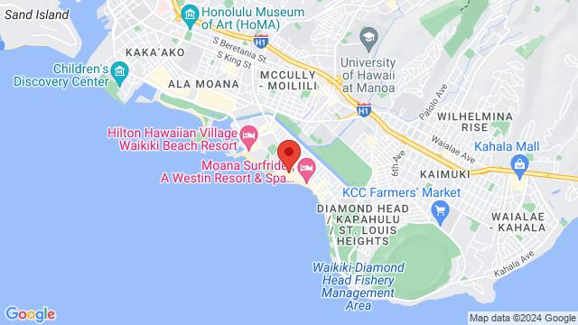 Map of the area around 2255 Kalakaua Ave., 96815, Honolulu, HI, United States