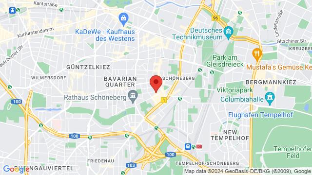 Karte der Umgebung von Merseburger Straße 14, 10823 Berlin, Deutschland,Berlin, Germany, Berlin, BE, DE