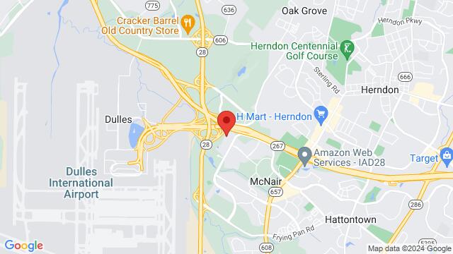 Map of the area around 2300 Dulles Corner Blvd., 20171, Herndon, VA, United States