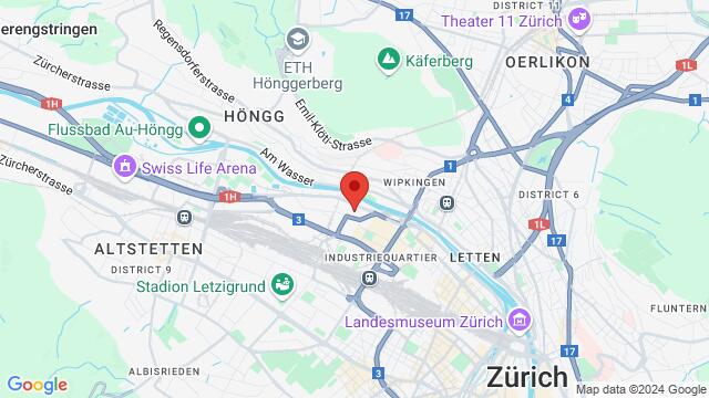 Karte der Umgebung von Förrlibuckstrasse 62, 8005 Zürich, Schweiz,Zürich, Switzerland, Zurich, ZH, CH