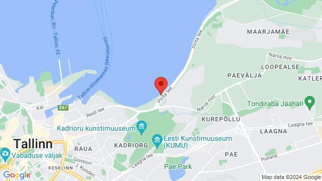 Kaart van de omgeving van Pirita tee 1, Kesklinn, Tallinn, 10127 Harju Maakond, Eesti,Tallinn, Estonia, Tallinn, HA, EE