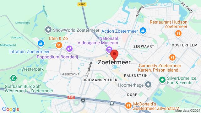 Map of the area around Molen 4, Zoetermeer, The Netherlands