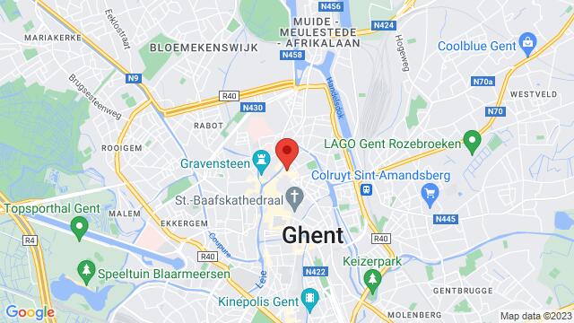 Map of the area around Ons Huis Gent Meerseniersstraat 12 9000  Gent