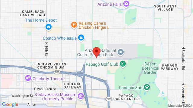 Map of the area around Spellbound Studios, East McDowell Road, Phoenix, AZ, USA