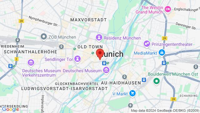 Map of the area around Salsa Club Munich by Hakan, Westenriederstraße 41, 80331 München, Germany