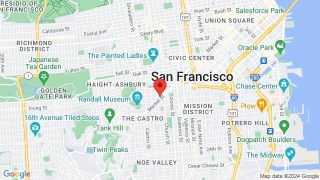 Map of the area around 2170 Market St, San Francisco, CA 94114-1319, United States,San Francisco, California, San Francisco, CA, US