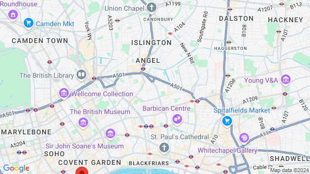 Map of the area around Unity Church, Florence Street, London, N1 2, United Kingdom,London, United Kingdom, London, EN, GB