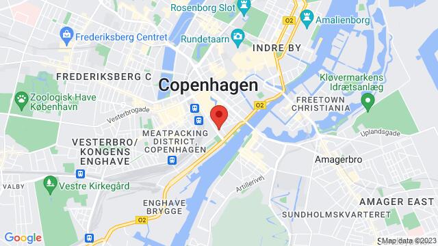 Map of the area around Next House Copenhagen