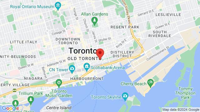 Map of the area around Market St, The Esplanade at Market St, 6 Market St, Toronto, ON, M5E, Canada