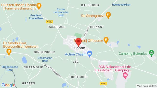 Map of the area around Dorpsstraat 44, 4861 AC Chaam