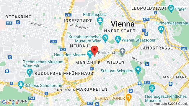Karte der Umgebung von 28 Windmühlgasse, Wien, Wien, AT