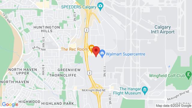 Map of the area around 1180 - 901 64 Avenue NE,Calgary, Alberta, Calgary, AB, CA