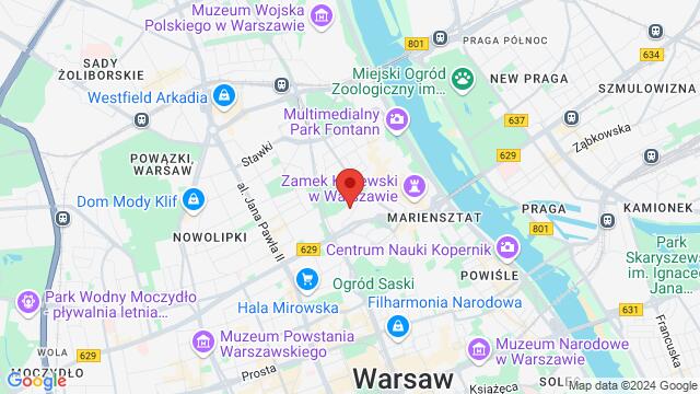 Map of the area around ulica Długa 40, 00-238 Śródmieście, Polska,Warsaw, Poland, Warsaw, MZ, PL