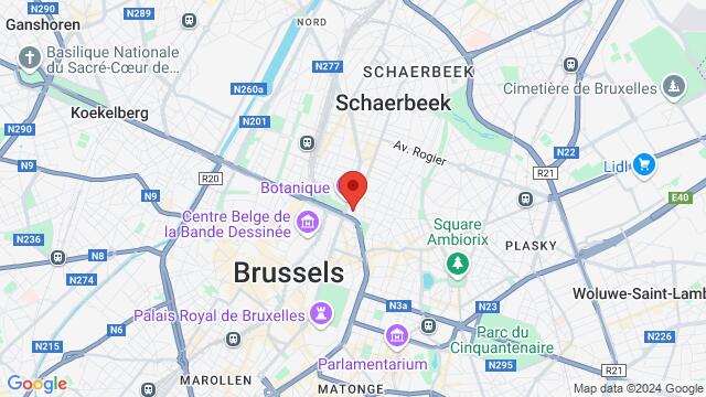 Map of the area around Brialmontstraat 7, 1210 Sint-Joost-ten-Node, België,Saint-Josse-ten-Noode, Brussels, BU, BE