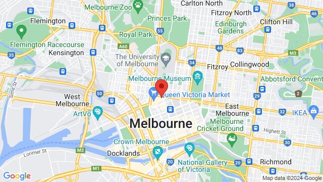 Map of the area around 519 Elizabeth St, Melbourne VIC 3004, Australia,Melbourne, Victoria, Australia, Melbourne, VI, AU