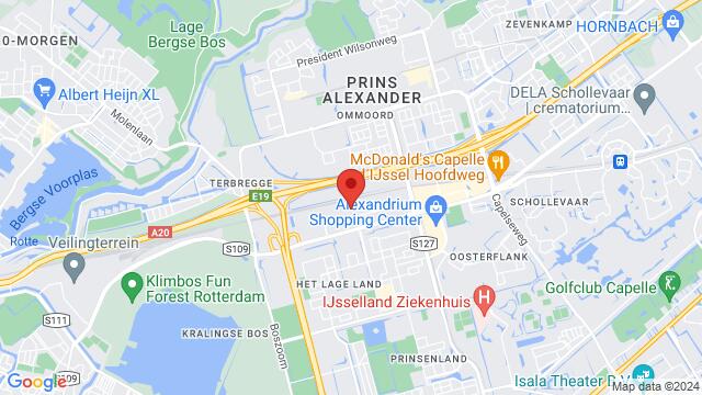 Map of the area around Elevate Your Kiz, Rotterdam, Netherlands, Rotterdam, ZH, NL