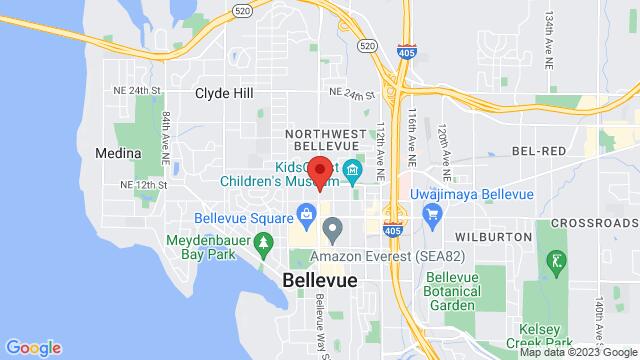 Karte der Umgebung von Stone Lounge Bellevue, 1020 Bellevue Way NE, Bellevue, WA, 98004, United States