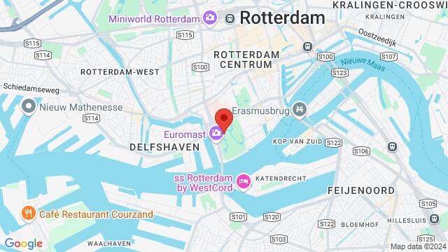 Mapa de la zona alrededor de Baden Powelllaan 12, 3016 GJ Rotterdam, Nederland,Rotterdam, Netherlands, Rotterdam, ZH, NL