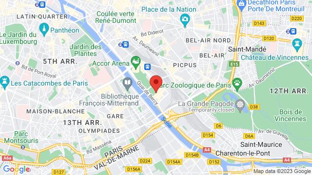 Map of the area around 22 Rue François Truffaut 75012 Paris