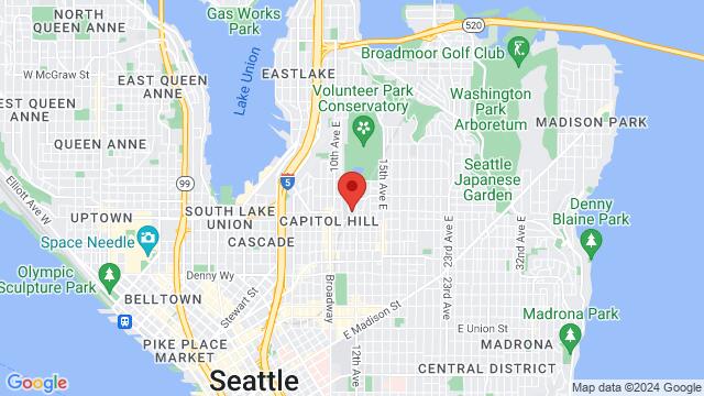Carte des environs 628 11th Ave E.,Seattle,WA,United States, Seattle, WA, US