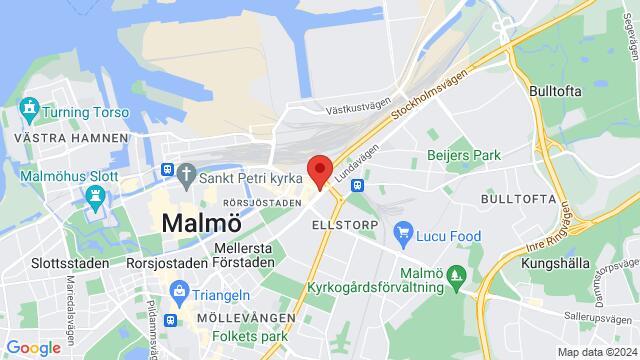 Map of the area around Fredsgatan 33, SE-212 12 Malmö, Sverige,Malmö, Sweden, Malmö, SN, SE