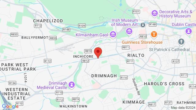 Map of the area around St John Bosco Youth Centre, Dublin, Ireland, Dublin, DN, IE