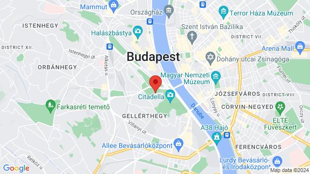 Map of the area around Orom Street, Budapest, Orom u., 1016 Hungary