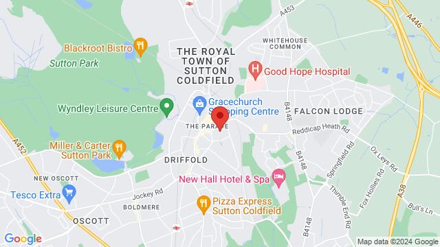 Map of the area around 37 South Parade, Sutton Coldfield, B72 1, United Kingdom,Birmingham, United Kingdom, Birmingham, EN, GB