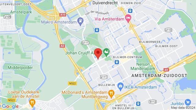 Mapa de la zona alrededor de De Passage 100, Amsterdam, The Netherlands