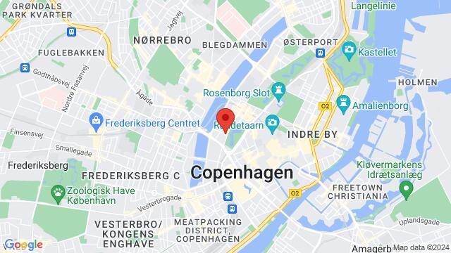 Map of the area around Turesensgade 2B, 1368 København K, Danmark,Copenhagen, Copenhagen , SK, DK