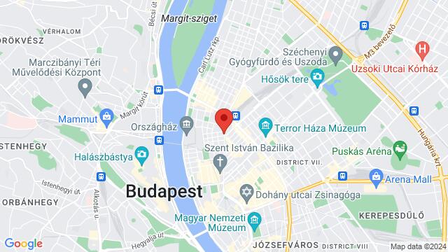 Carte des environs Tango Mistico Lucas & Judit, Budapest, Bajcsy-Zsilinszky út 66, 1054 Hungary