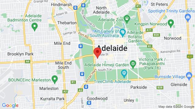 Mapa de la zona alrededor de 255 Gouger Street, 5000, Adelaide, SA, AU