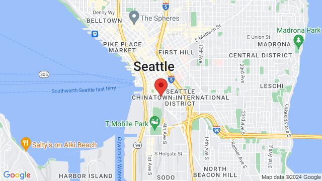 Map of the area around 303 S Jackson St, Seattle, WA 98104-2893, United States,Seattle, Washington, Seattle, WA, US