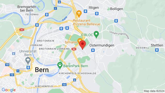 Map of the area around LUNA NEGRA, Zentweg 17a, 3006 Bern, Switzerland
