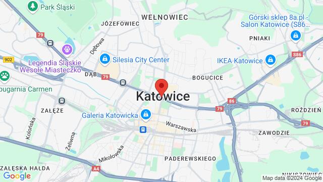 Map of the area around Rondo im, rondo Generała Jerzego Ziętka 1, , Katowice,